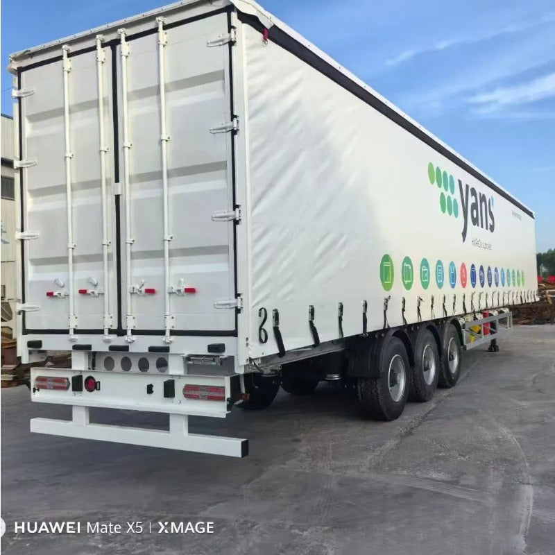 Van Semi-Trailer,9000 dolar,Trailer Trak Tirai Sisi