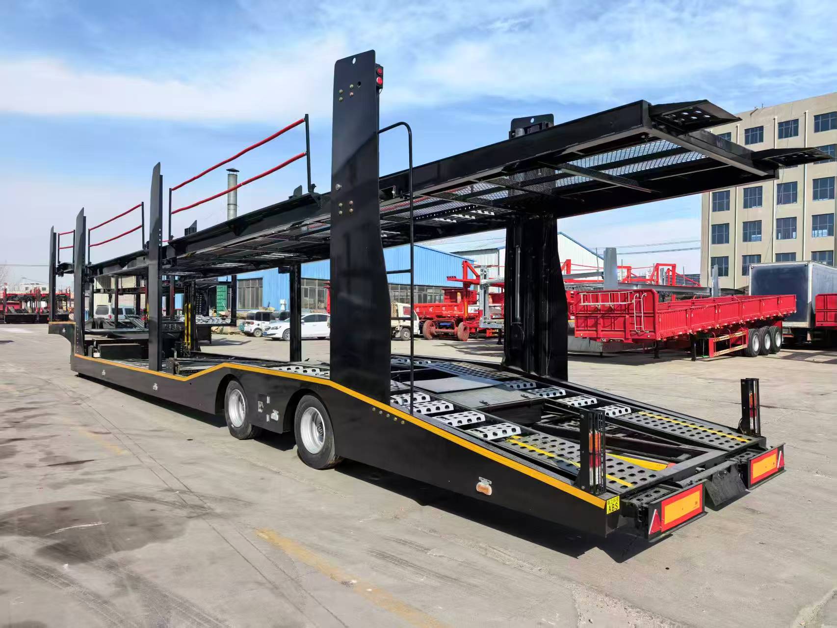 Trailer Dua Tingkat untuk memuat/mengangkut kereta, 9000 dolar