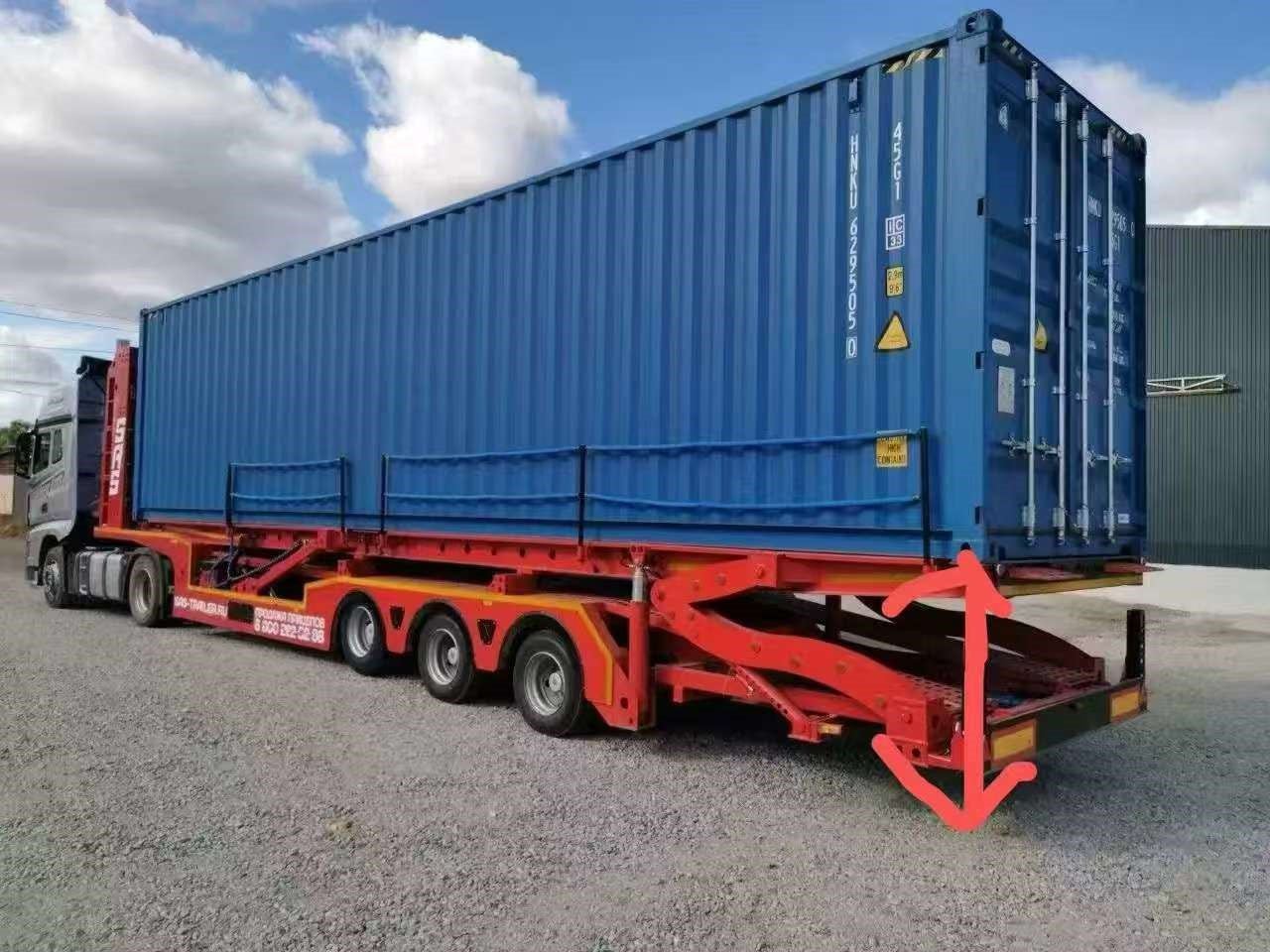 Trailer Dua Tingkat untuk memuat/mengangkut kereta, 9000 dolar