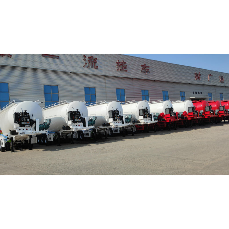 Trailer trak tangki pengangkutan bahan serbuk, 15000 dolar