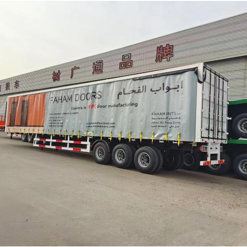 Van Semi-Trailer,9000 dolar,Trailer Trak Tirai Sisi
