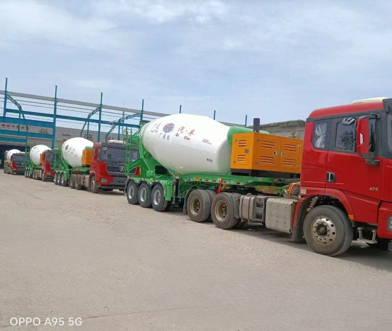 Trailer lori Pembancuh Simen, 10-30cbm, 16000 dolar