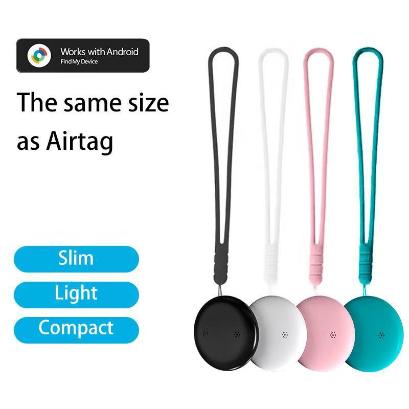 Waterproof Dual-System Locator for iOS and Android Devices; AirTag-Compatible Device with Google Analytics functionality for Loss Prevention