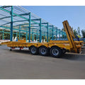Semi-Trailer Gooseneck Lowbed, 10000 dolar, Trailer Plat Rata Rendah