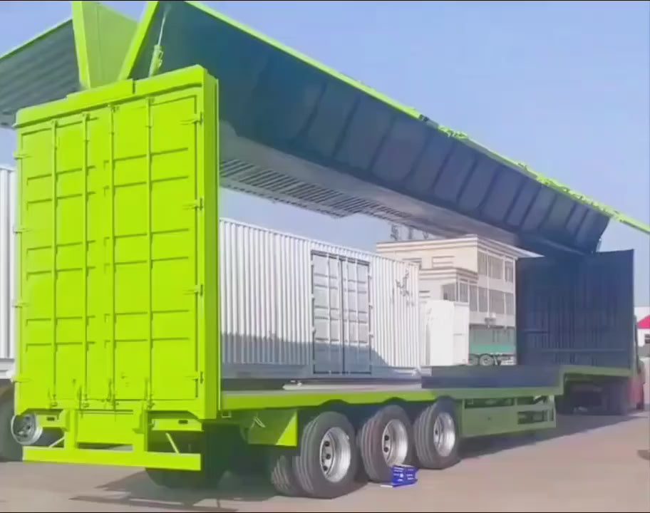 Van Semi-Trailer,9000 dolar,Trailer Trak Tirai Sisi