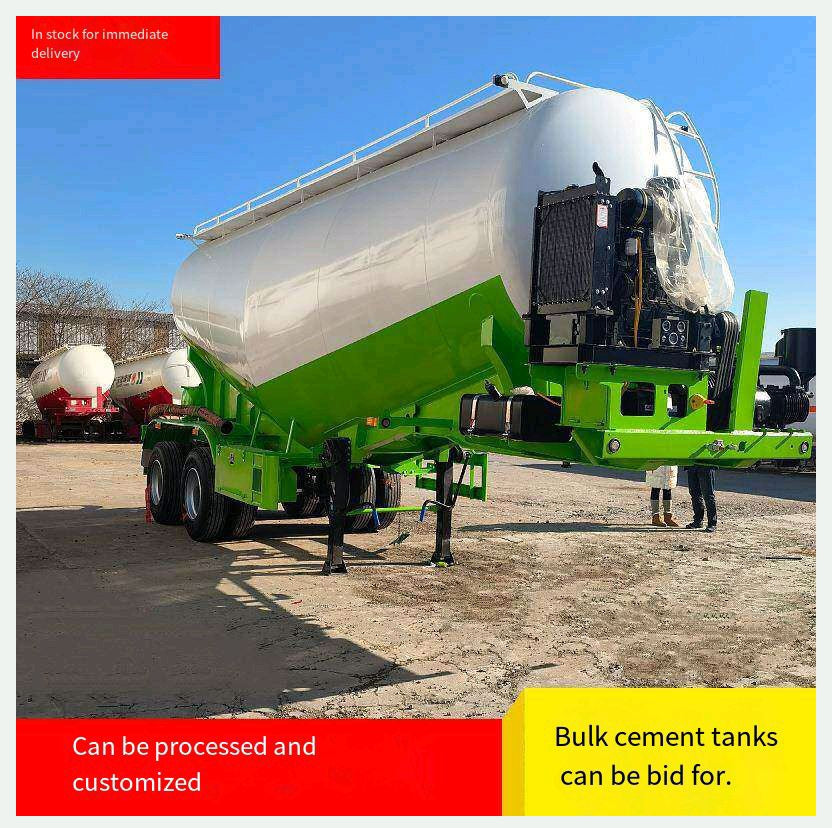 Trailer trak tangki pengangkutan bahan serbuk, 15000 dolar