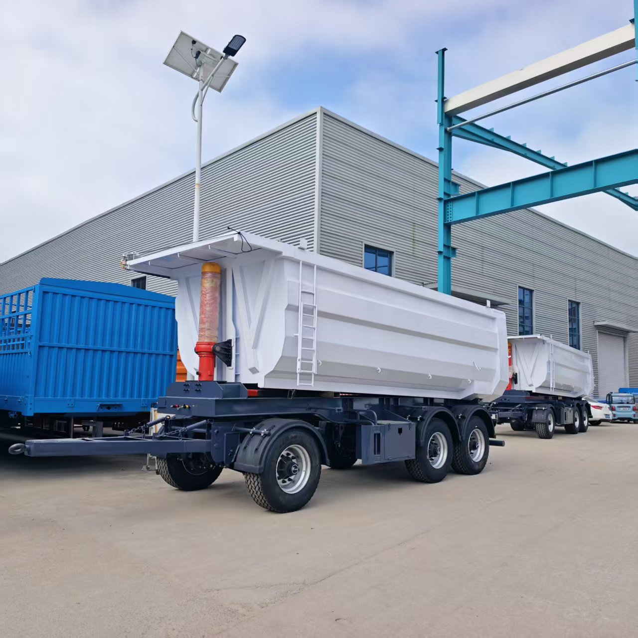 Trailer Tipper,12000 dolar,Separuh Treler Dump Sisi dan Hujung